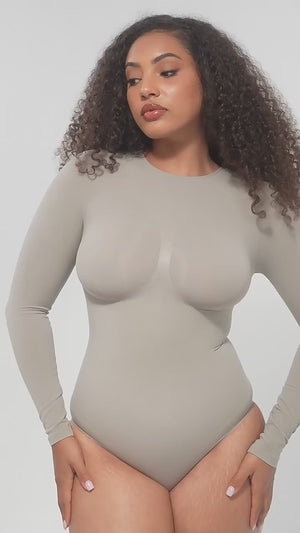 Seamless Tummy-Control One-Piece