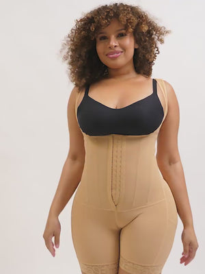 Steel-Boned BBL Corset Bodysuit
