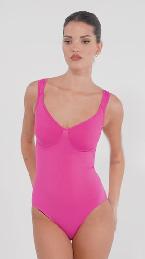 Tummy-Control Seamless Bodysuit