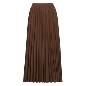 Slim Knit Sweater & Pleated Skirt Set Winteres