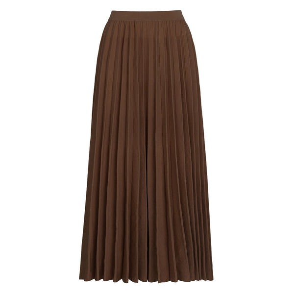 Slim Knit Sweater & Pleated Skirt Set Winteres