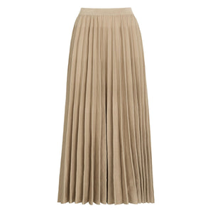 Slim Knit Sweater & Pleated Skirt Set Winteres