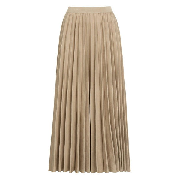 Slim Knit Sweater & Pleated Skirt Set Winteres