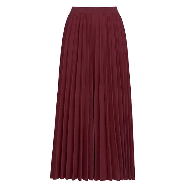 Slim Knit Sweater & Pleated Skirt Set Winteres