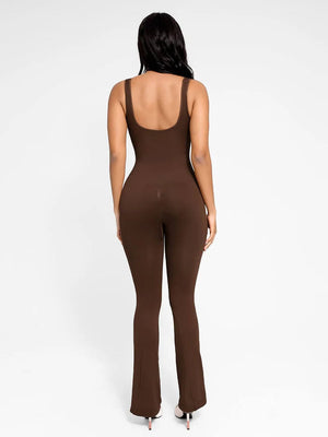 Square-Neck U-Back Jumpsuit Winteres