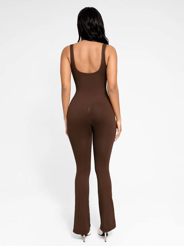 Square-Neck U-Back Jumpsuit Winteres