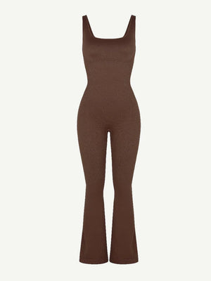 Square-Neck U-Back Jumpsuit Winteres
