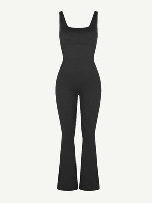 Square-Neck U-Back Jumpsuit Winteres