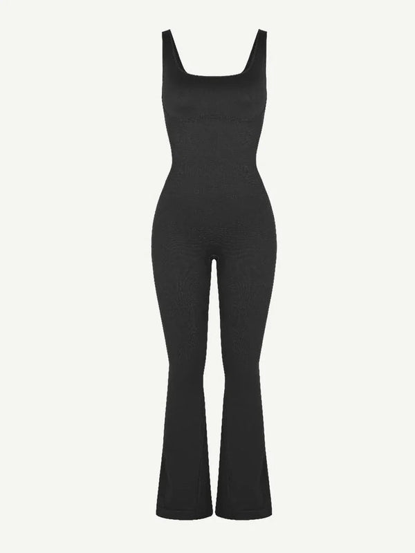 Square-Neck U-Back Jumpsuit Winteres