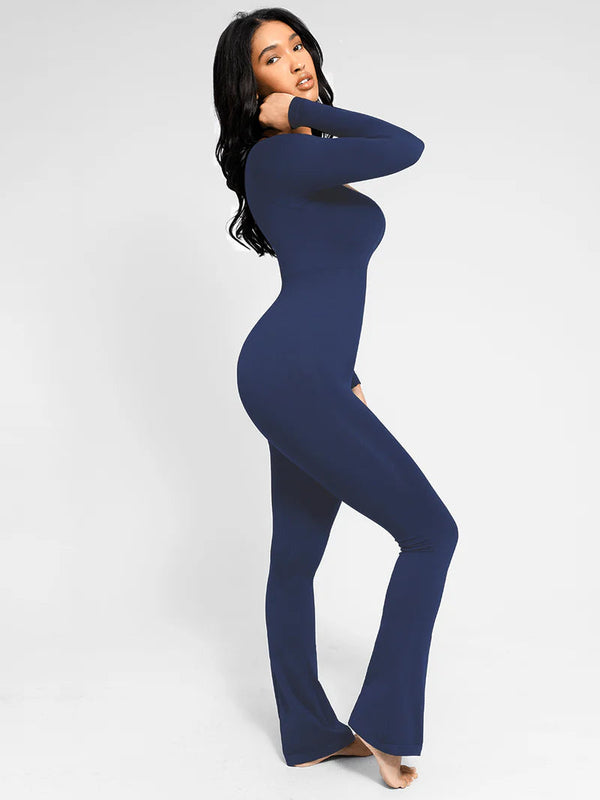 Seamless Flared-Leg Jumpsuit Winteres