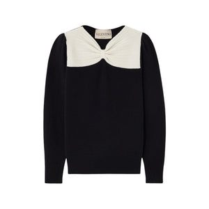 Big Bow Knit Pullover Sweater Winteres