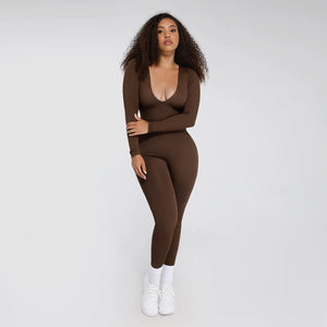 Seamless Yoga Bodysuit Winteres