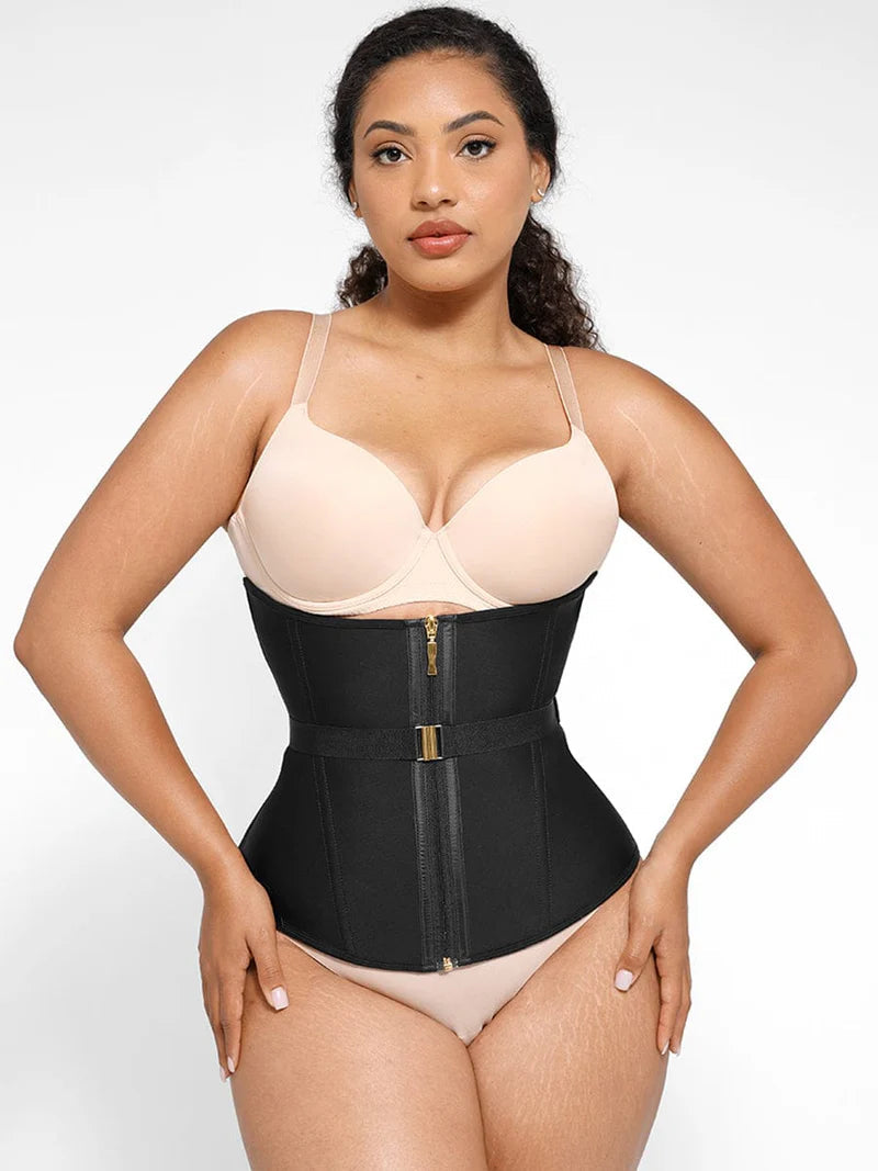 Lacing-Up Latex Waist Slimmer Winteres