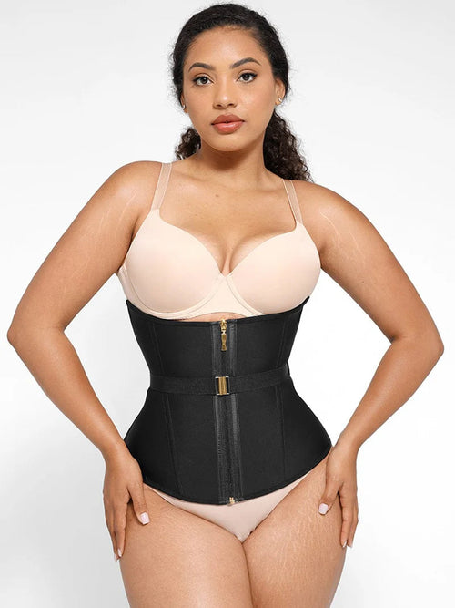 Lacing-Up Latex Waist Slimmer Winteres